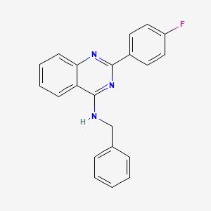 N-benzyl-2-(4-fluorophenyl)quinazolin-4-amine
