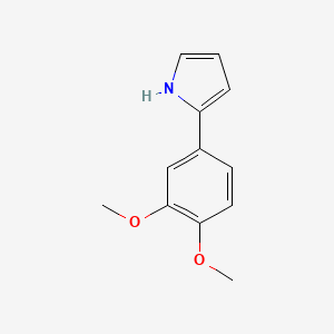 molecular formula C12H13NO2 B2865752 2-(3,4-dimethoxyphenyl)-1H-pyrrole CAS No. 2096453-82-4