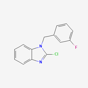 2-Chloro-1-(3-fluorobenzyl)-1H-benzo[d]imidazole
