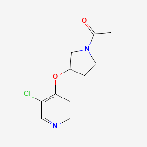 1-(3-((3-Chloropyridin-4-yl)oxy)pyrrolidin-1-yl)ethanone