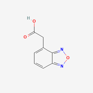molecular formula C8H6N2O3 B2865819 2-(2,1,3-苯并恶二唑-4-基)乙酸 CAS No. 1502229-82-4