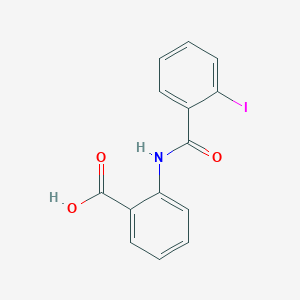 molecular formula C14H10INO3 B2865826 2-(2-Iodobenzamido)benzoic acid CAS No. 404848-39-1
