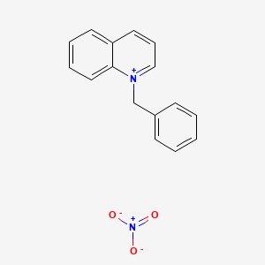 molecular formula C16H14N2O3 B2865834 1-Benzylquinolin-1-ium nitrate CAS No. 19801-99-1