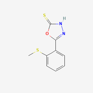 5-[2-(Methylsulfanyl)phenyl]-1,3,4-oxadiazol-2-ylhydrosulfide