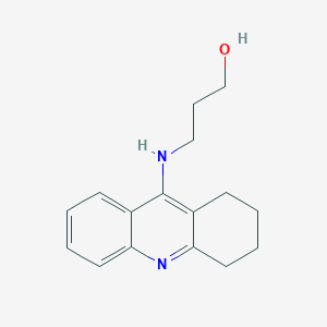 molecular formula C16H20N2O B286587 3-(1,2,3,4-Tetrahydroacridin-9-ylamino)propan-1-ol 