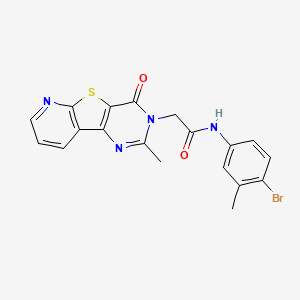 molecular formula C19H15BrN4O2S B2865872 5-({[(2,4-二甲氧基苯基)氨基]羰基}氨基)-3-丙氧基-1-苯并噻吩-2-羧酸甲酯 CAS No. 1223985-45-2