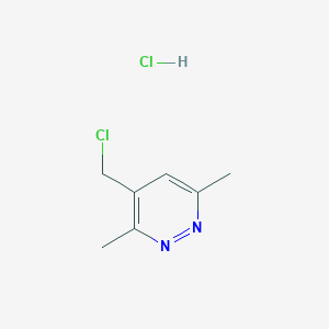 4-(Chloromethyl)-3,6-dimethylpyridazine hydrochloride