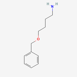 molecular formula C11H17NO B2865900 4-(Benzyloxy)butan-1-amine CAS No. 342638-01-1