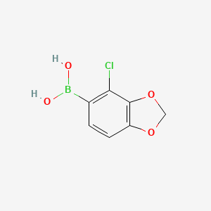 (4-Chloro-1,3-benzodioxol-5-yl)boronic acid