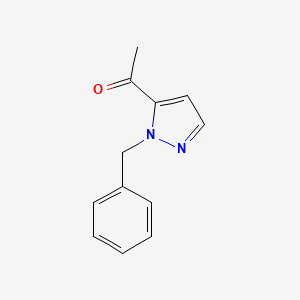 molecular formula C12H12N2O B2865998 1-(1-benzyl-1H-pyrazol-5-yl)ethan-1-one CAS No. 1367941-69-2
