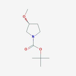 molecular formula C10H19NO3 B2866025 (R)-叔丁基 3-甲氧基吡咯烷-1-羧酸酯 CAS No. 549532-08-3