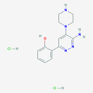 molecular formula C14H19Cl2N5O B2866058 SMARCA-BD ligand 1 for Protac dihydrochloride CAS No. 2369053-68-7