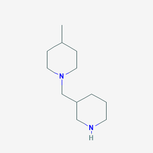 molecular formula C12H24N2 B2866102 4-甲基-1-(哌啶-3-基甲基)哌啶 CAS No. 926212-17-1