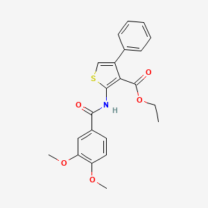 Ethyl 2-(3,4-dimethoxybenzamido)-4-phenylthiophene-3-carboxylate