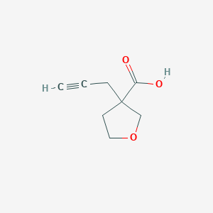 3-(Prop-2-yn-1-yl)oxolane-3-carboxylic acid