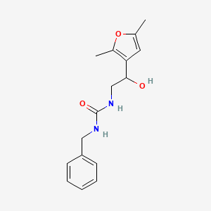 1-Benzyl-3-(2-(2,5-dimethylfuran-3-yl)-2-hydroxyethyl)urea