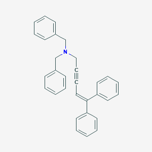 molecular formula C31H27N B286618 N,N-dibenzyl-5,5-diphenylpent-4-en-2-yn-1-amine 