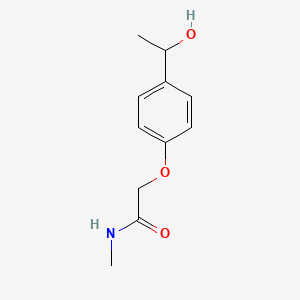 2-[4-(1-hydroxyethyl)phenoxy]-N-methylacetamide