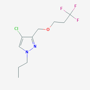 4-chloro-1-propyl-3-[(3,3,3-trifluoropropoxy)methyl]-1H-pyrazole