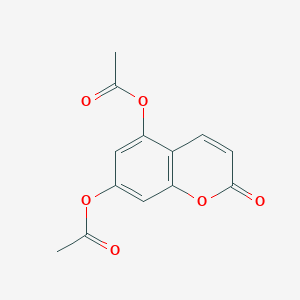 molecular formula C13H10O6 B286630 5,7-Diacetoxycoumarin 