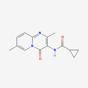 N-(2,7-dimethyl-4-oxo-4H-pyrido[1,2-a]pyrimidin-3-yl)cyclopropanecarboxamide