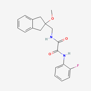 N1-(2-fluorophenyl)-N2-((2-methoxy-2,3-dihydro-1H-inden-2-yl)methyl)oxalamide