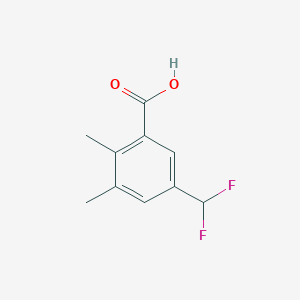 molecular formula C10H10F2O2 B2866392 5-(Difluoromethyl)-2,3-dimethylbenzoic acid CAS No. 2091058-12-5