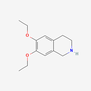 molecular formula C13H19NO2 B2866394 6,7-二乙氧基-1,2,3,4-四氢异喹啉 CAS No. 52759-05-4