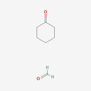 molecular formula C7H12O2 B028664 Formaldehyde, polymer with cyclohexanone CAS No. 108334-37-8