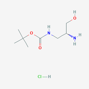 Tert-butyl N-[(2R)-2-amino-3-hydroxypropyl]carbamate;hydrochloride