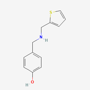 4-[(Thiophen-2-ylmethylamino)methyl]phenol