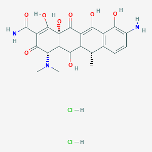 molecular formula C22H27Cl2N3O8 B2866430 9-氨基多西环素盐酸盐 CAS No. 171807-99-1