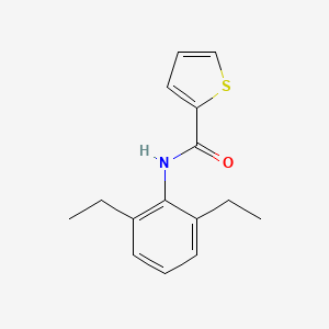 molecular formula C15H17NOS B2866478 N-(2,6-diethylphenyl)thiophene-2-carboxamide CAS No. 449154-56-7