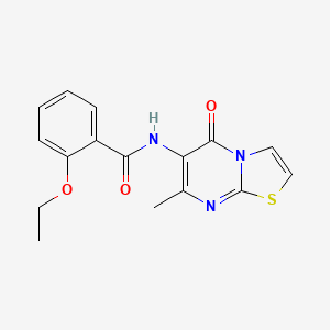 2-ethoxy-N-(7-methyl-5-oxo-5H-thiazolo[3,2-a]pyrimidin-6-yl)benzamide