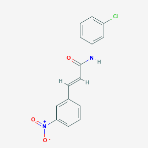 (2E)-N-(3-chlorophenyl)-3-(3-nitrophenyl)prop-2-enamide
