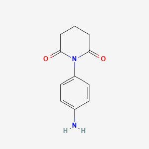 molecular formula C11H12N2O2 B2866523 1-(4-氨基苯基)哌啶-2,6-二酮 CAS No. 444003-01-4