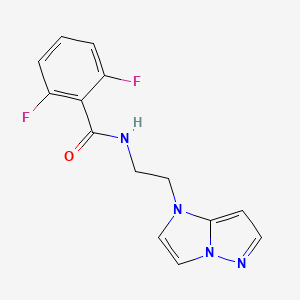 N-(2-(1H-imidazo[1,2-b]pyrazol-1-yl)ethyl)-2,6-difluorobenzamide