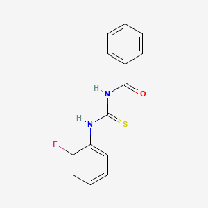 N-((2-Fluorophenyl)carbamothioyl)benzamide