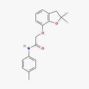 2-((2,2-dimethyl-2,3-dihydrobenzofuran-7-yl)oxy)-N-(p-tolyl)acetamide