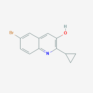 6-Bromo-2-cyclopropylquinolin-3-ol