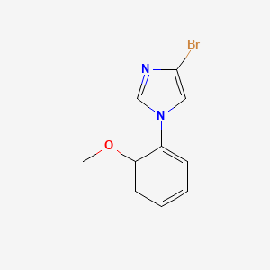 molecular formula C10H9BrN2O B2866545 4-溴-1-(2-甲氧苯基)-1H-咪唑 CAS No. 1353855-63-6