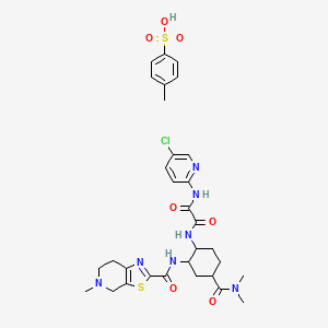 molecular formula C31H38ClN7O7S2 B2866573 Edoxaban (tosylate) CAS No. 480449-71-6; 912273-65-5