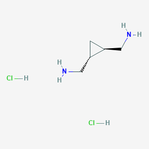 [trans-2-(Aminomethyl)cyclopropyl]methanamine;dihydrochloride