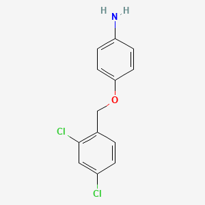 {4-[(2,4-Dichlorobenzyl)oxy]phenyl}amine