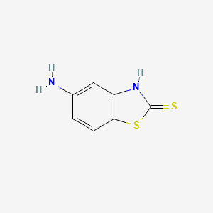 molecular formula C7H6N2S2 B2866606 5-Aminobenzo[D]thiazole-2-thiol CAS No. 52386-09-1