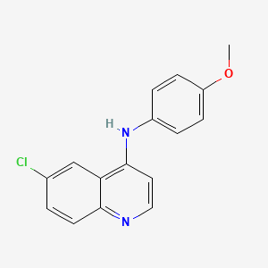 6-chloro-N-(4-methoxyphenyl)quinolin-4-amine