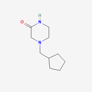 4-(Cyclopentylmethyl)piperazin-2-one