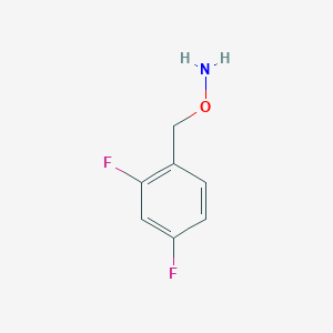 molecular formula C7H7F2NO B2866626 O-(2,4-difluorobenzyl)hydroxylamine CAS No. 851180-94-4