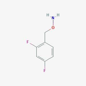 molecular formula C7H7F2NO B2866626 O-(2,4-二氟苯甲基)羟胺 CAS No. 851180-94-4