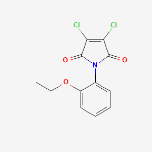 molecular formula C12H9Cl2NO3 B2866633 3,4-dichloro-1-(2-ethoxyphenyl)-1H-pyrrole-2,5-dione CAS No. 138509-79-2